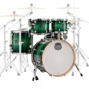 Mapex Armory Series 5 Piece Fusion Shell Pack in Emerald Burst